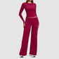 Wholesale wide-leg loose-fitting pants + long-sleeved top
