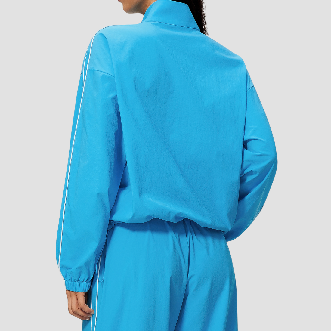 Wholesale Women's Quick drying high elasticity Stand-Collar Zip Sports Jacket