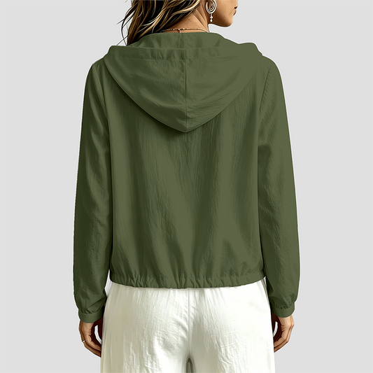 Wholesale Women's Fashion Casual Button Hooded Long Sleeve Shirt – European style fashion casual shirt