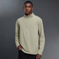 Half-zip stand-up collar long-sleeved T-shirt