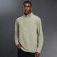 Half-zip stand-up collar long-sleeved T-shirt