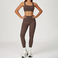 SPORTS BRA + HIGH WAIST LEGGINGS 2-PIECE SET