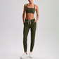 Wholesale Naked-Feel Open-Back Sports Bra & High-Waist Jogger Pants Set – Sculpting Yoga 2-Piece