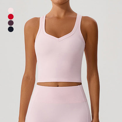 Wholesale Racerback sleeveless fitness yoga tank | Wonderxfans bulk activewear