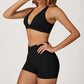 SPORTS BRA+High-waist shorts 2-PIECE SET