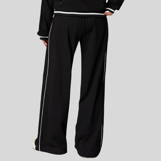 Wholesale Loose-fitting striped color-blocked sweatpants | Wonderxfans bulk activewear
