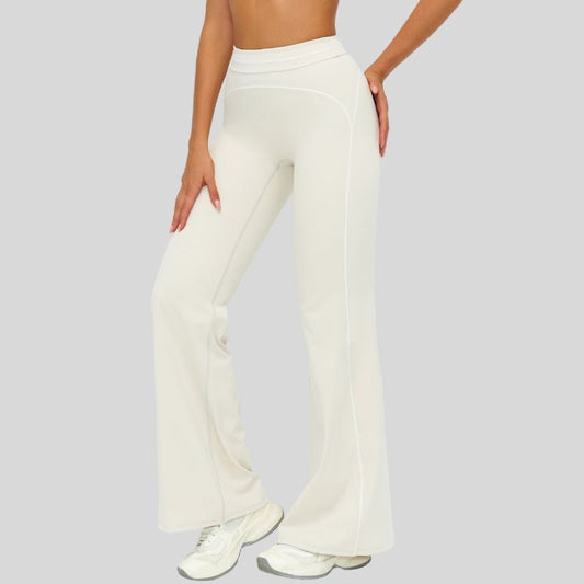 Wholesale High-waisted contrasting loose wide-leg pants | Wonderxfans bulk activewear