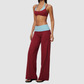 Wholesale Women’s Sports Bra & Wide-Leg Yoga Pants Set