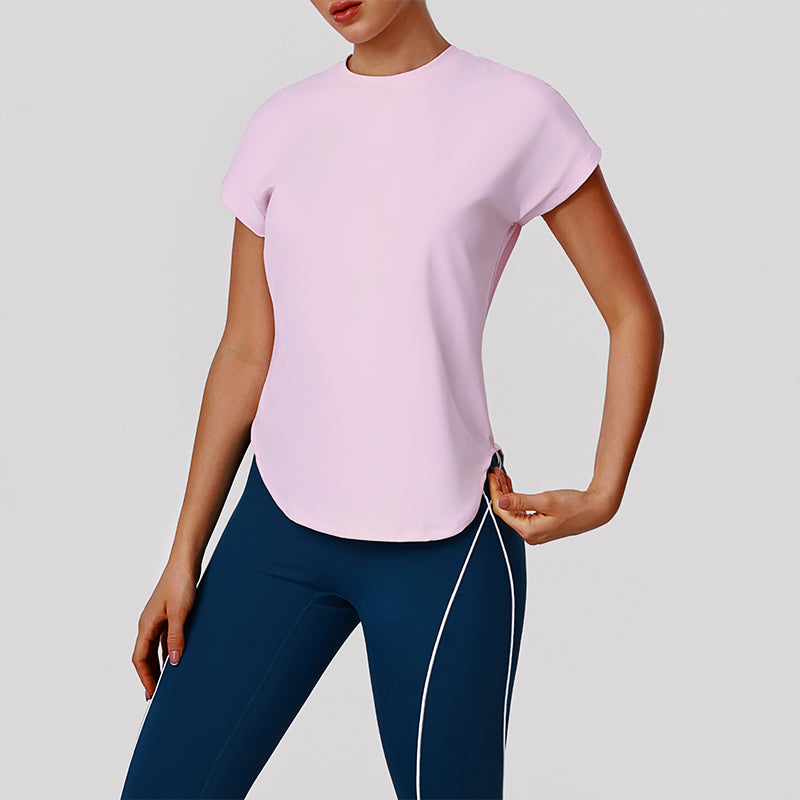 Wholesale breathable patterned athletic top T-shirt