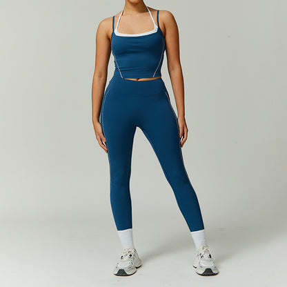 Wholesale Fake two-piece halter neck beautiful | Wonderxfans bulk activewear