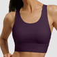 Wholesale racer shape back sports bra