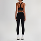 Wholesale Naked-Feel Sports Bra & High-Waist Biker Shorts Set – Quick-Dry Yoga 2-Piece set