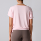 Wholesale Loose Ribbed Yoga T-Shirt – V-Neck Running & Fitness Top