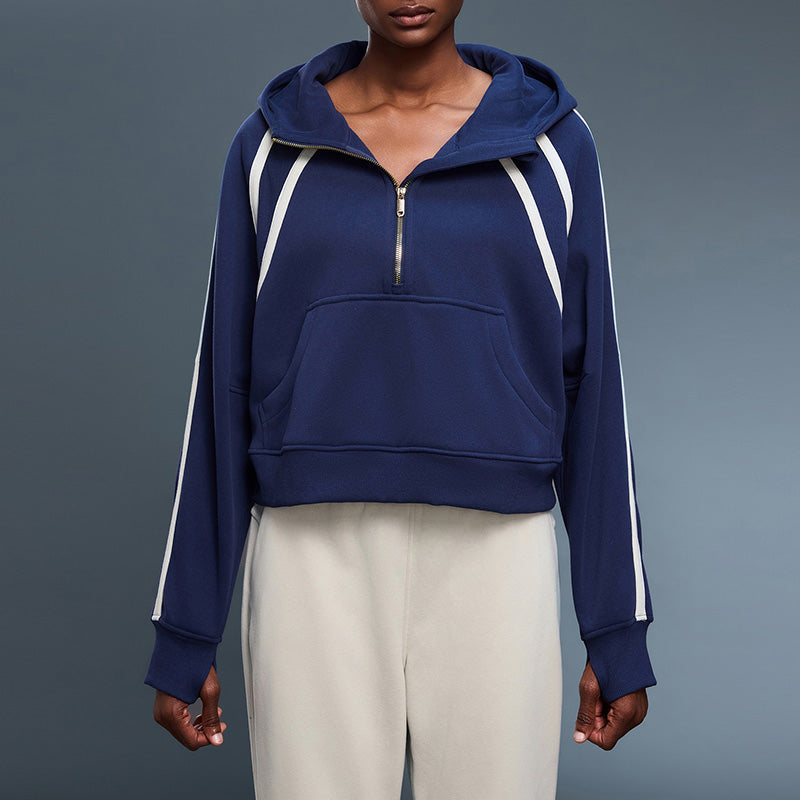 Fleece-Lined Hooded Sweatshirt