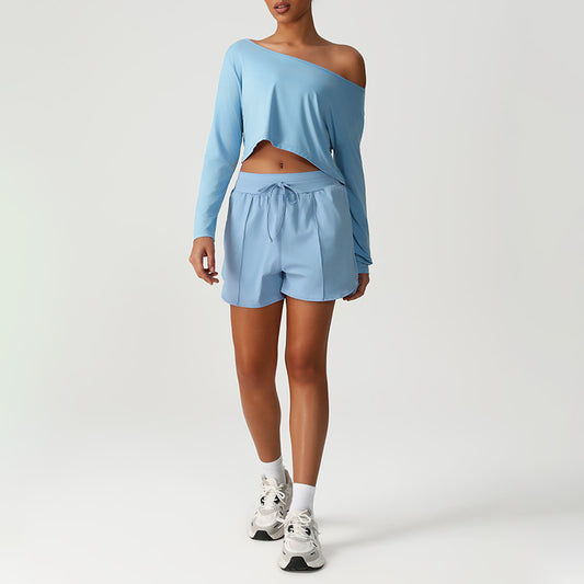 Wholesale Quick-Drying Cropped Long Sleeves + | Wonderxfans bulk activewear