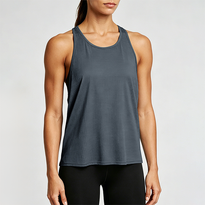 Women's Loose Yoga Tank Top Sexy Backless Athletic Cover-Up Vest