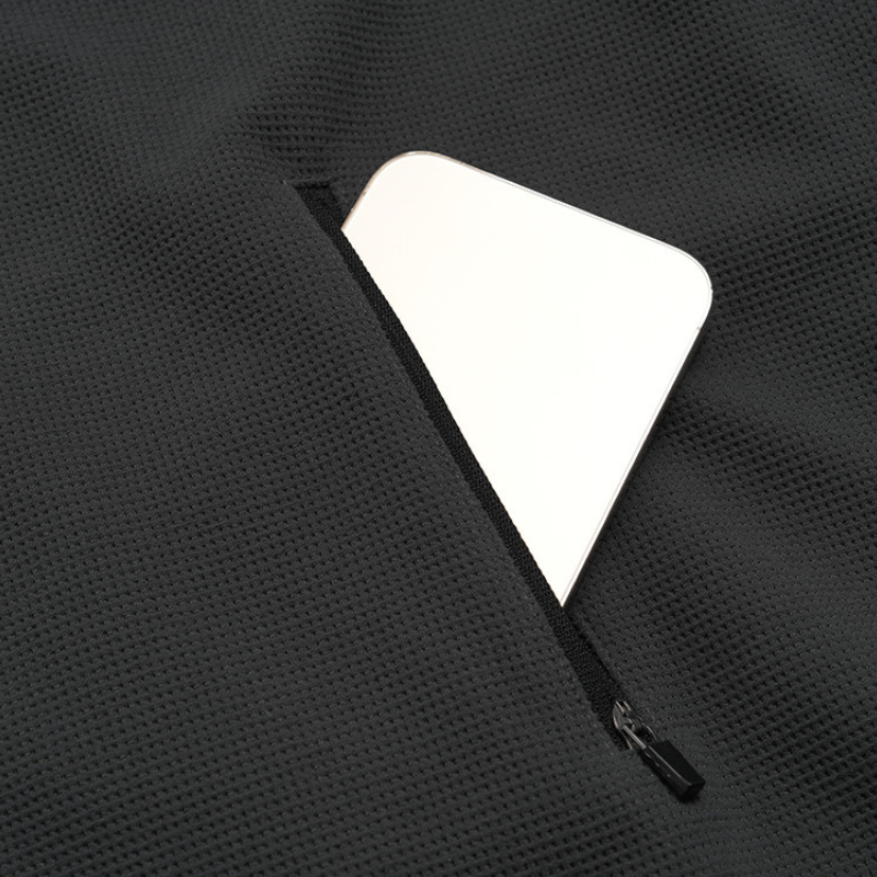 Wholesale Men Anti-static Hooded Zip-up Sports Jacket