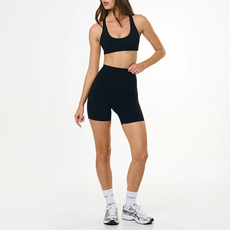 Wholesale women's racerback solid color yoga and activewear set