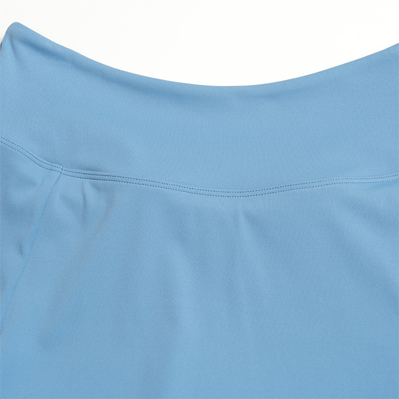 Wholesale A-line anti exposure fake two piece yoga skirt