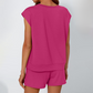 Wholesale Women's Relaxed Round Neck Short Sleeve Two-Piece Set