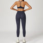 Thin Straps Bra + V-Shaped Waistline Leggings 2-Piece Set