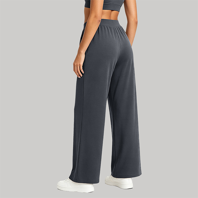 Wholesale Women's Eco-Friendly Fiber Wide-Leg Yoga Pants