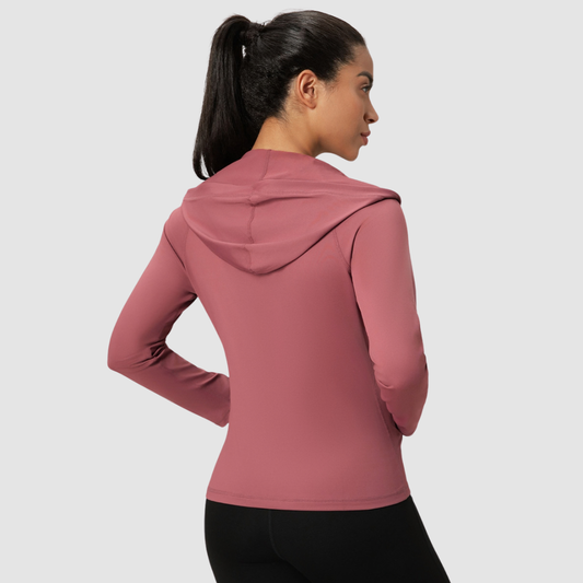 Wholesale Women's Zip Up Hoodie Sports Jacket – Quick-Dry & Windproof