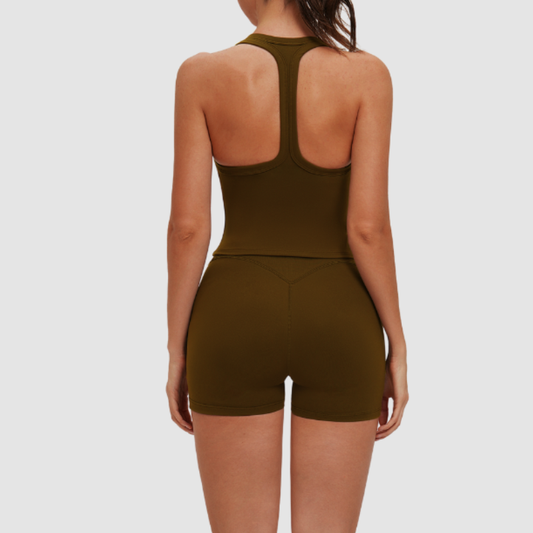 Wholesale solid color tight-fitting activewear sets | Wonderxfans bulk activewear