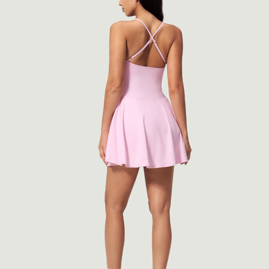 Wholesale Removable Breast Anti-Exposure Tennis Dress