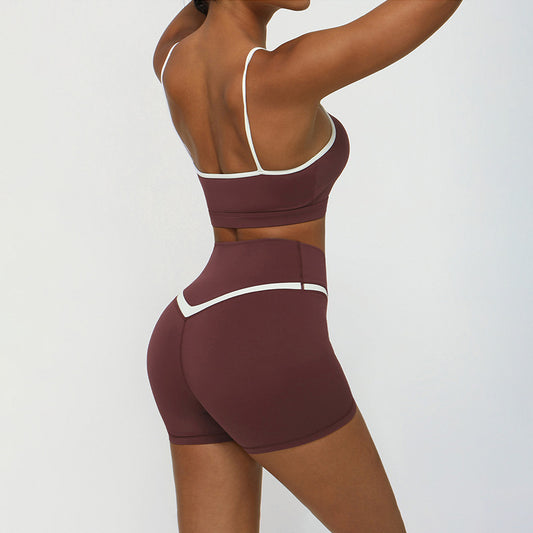Wholesale Contrasted Color nude sports and | Wonderxfans bulk activewear