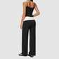 Wholesale Women’s Padded Strap Tank & Wide-Leg Yoga Pants Set