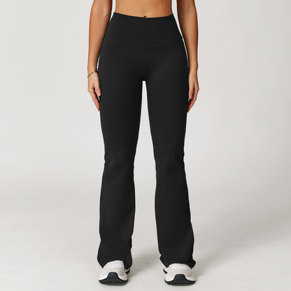 Wholesale Women's High-Waist Slim Wide-Leg Athletic Pants