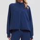 Women's Activewear Loose-Fit Long-Sleeve Yoga Training Outer Layer Jacket