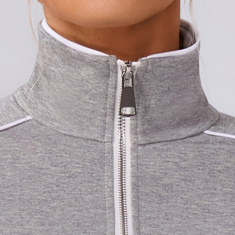 Wholesale color-blocked turtleneck sweatshirts