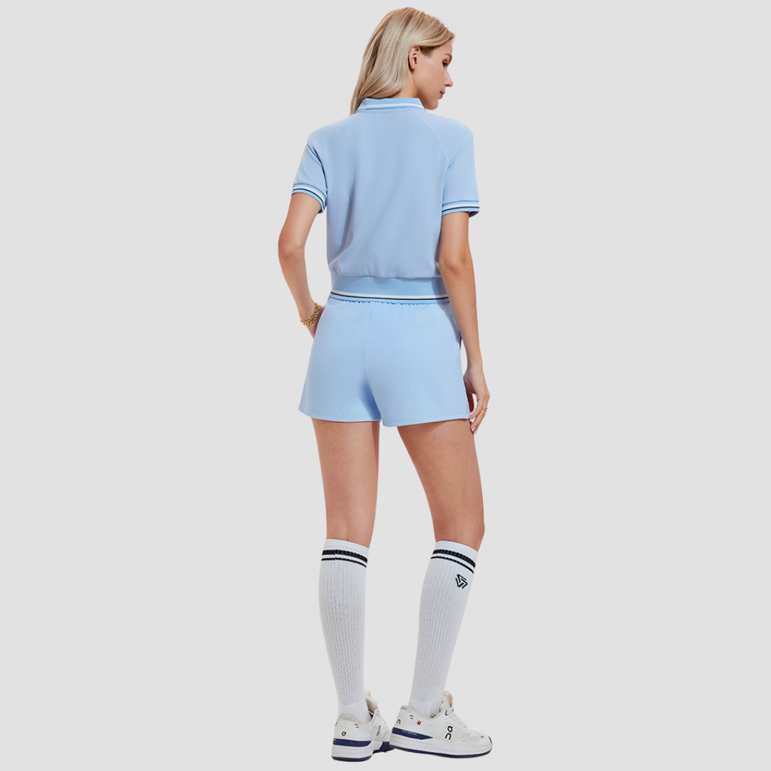 Wholesale New Casual Tennis Wear for Women Loose Breathable Lapel POLO Shirt Outdoor Training Golf Sports Set