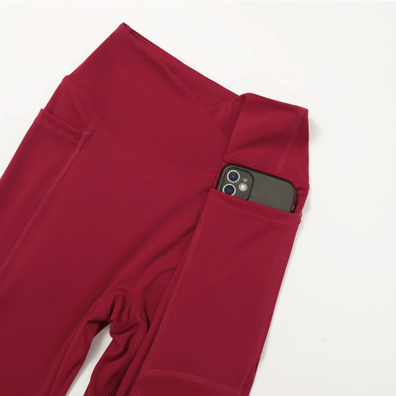 Wholesale solid color sports jacket + flared pants