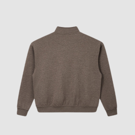 Wholesale Men’s Relaxed Half-Zip Polo Sweatshirt – Windproof Cotton Blend