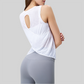 Wholesale Women's Lightweight Open-Back Sports Tank Top with Chest Pad