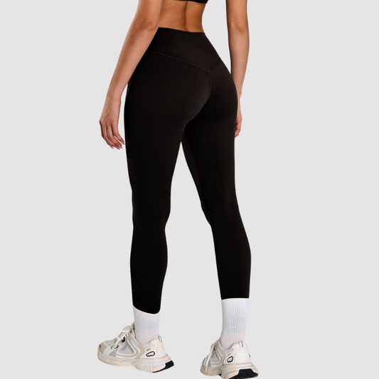 Wholesale solid color slim-fit stretchy leggings | Wonderxfans bulk activewear