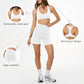 Wholesale women's racerback solid color yoga and activewear set