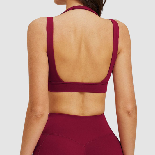 Wholesale halter-neck sports bras | Wonderxfans bulk activewear