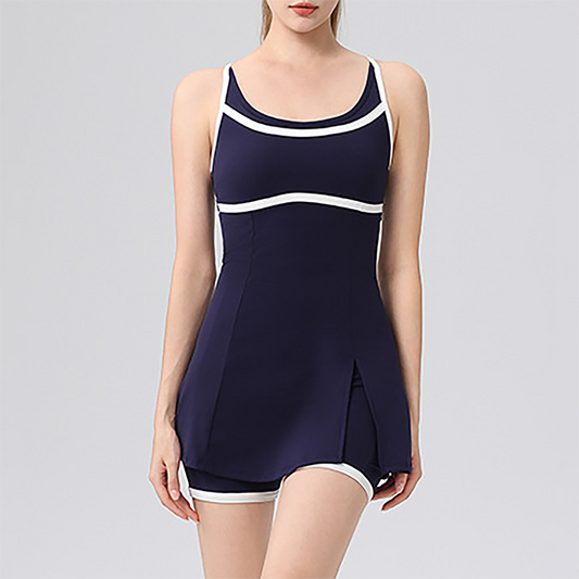 Wholesale contrasting sports casual dress