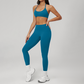 Wholesale Naked-Feel Seamless Sports Bra & High-Waist Biker Shorts Set – Quick-Dry Yoga 2-Piece