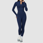 Wholesale Women's Stand-Collar Cardigan & High-Waist Leggings Yoga Set