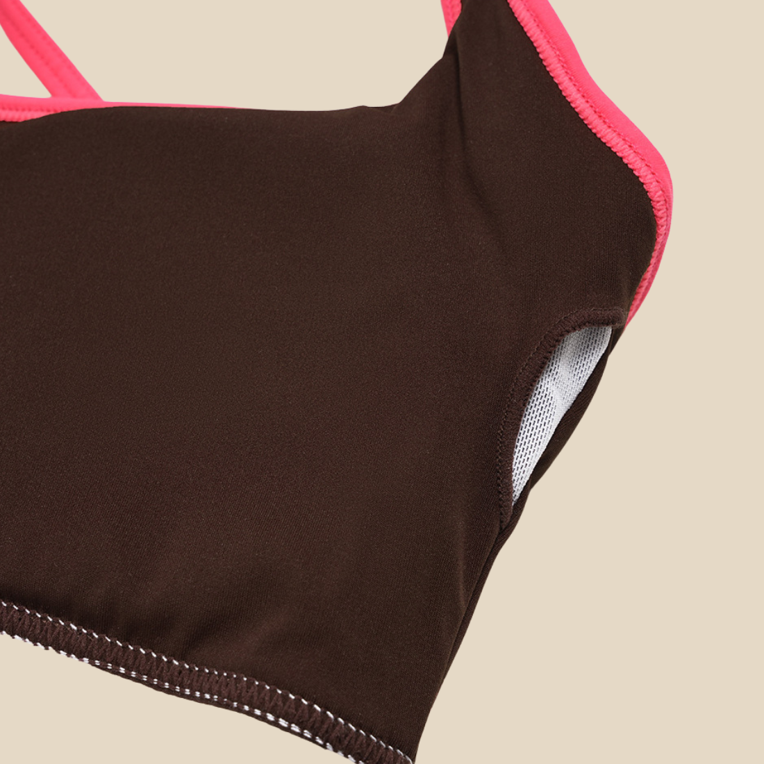 Wholesale Women's Colorblock Padded Sports Vest & Shorts Yoga Set