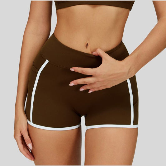 Wholesale Contrasting Yoga Fitness Shorts | Wonderxfans bulk activewear