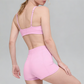 Wholesale strap bra+shorts+jacket 3-piece set