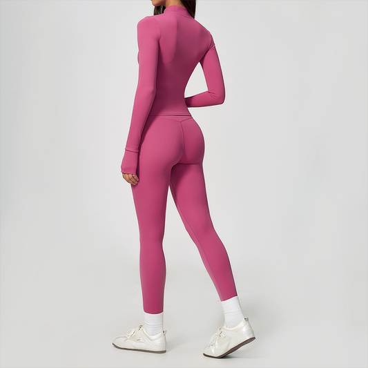 Wholesale 3-Piece Yoga Set – Cardigan & Bra & Leggings Fitness Outfit