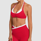 Wholesale fake two sports yoga bras | Wonderxfans bulk activewear