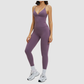 Wholesale thin-strap sports tank top + leggings 2-piece set